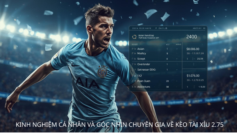 Kinh Nghiệm Cá Nhân Và Góc Nhìn Chuyên Gia Về Kèo Tài Xỉu 2.75